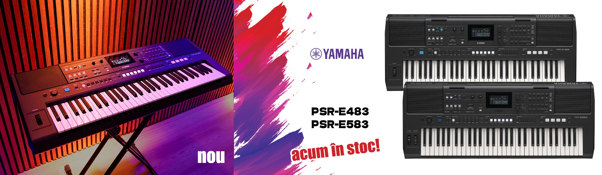 Yamaha PSR-E483, PSR-E583